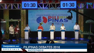 FULL VIDEO Pilipinas Debates 2016 in Cagayan De Oro [upl. by Hanus663]