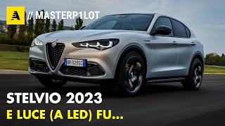 Alfa Romeo STELVIO 2023  E luce FULL LED fu Da 53150 euro [upl. by Simonsen]