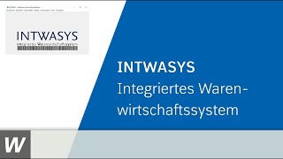 ECommerce und Warenwirtschaftssystem INTWASYS ✅ praxisnah ✅ schüleraktivierend [upl. by Lotta580]