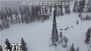 Cuddy mountain Idaho snowmobiling [upl. by Dinse]