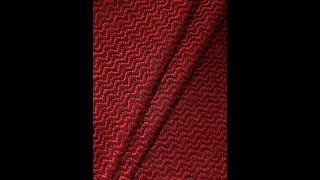 Pattern Waves Upholstery Fabric color Garnet [upl. by Groeg]