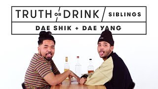 Brothers Play Truth or Drink Dae Shik amp Young Dae  Truth or Drink  Cut [upl. by Doraj]