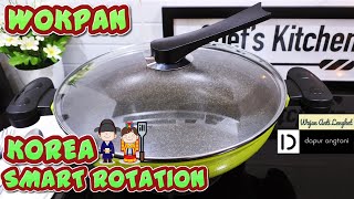 Review Wokpan Smart Rotation Korea  Wajan Anti Lengket [upl. by Annatnom]