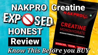 Nakpro Micronized Creatine HONEST review  with LAB TEST [upl. by Lurlene]