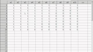 การหาค่าความเชื่อมั่นแบบทดสอบ โดยใช้ KR20 [upl. by Pilar]