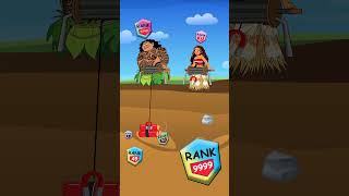 MOANA 2 gold digging game Rank Up Challenge  moana maui rankup shorts catnap levels [upl. by Gilliam]