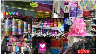 El mundo del regalo 😍 Celosedas 🎀 cajas de regalo🎁 papeles y más🛍️ sedacolors [upl. by Reldnahc]