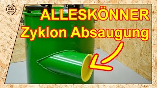 Zyklon Werkstatt Absauganlage CamVac CGV 286  336  386 2 Motoren RecordPower Maschinenhandel Meyer [upl. by Ahkos567]