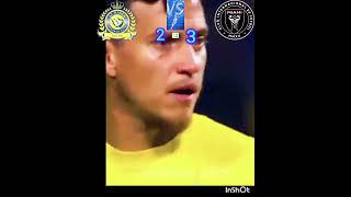 Al Nasser vs inter miami Imaginary panalty shootout 🥵🔥youtube shorts messi ronaldoworldcup [upl. by Drawd]