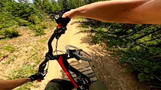 Mountain Biking TRESTLE BIKE PARK Winter Park CO  Top to Bottom Full Pull with No Stops [upl. by Enois]