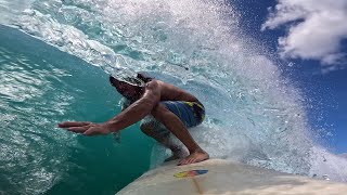 Surfing a Late Season South Swell  Oahu Hawaii [upl. by Goer]