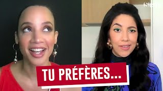 ⚖️ IN THE HEIGHTS  Stephanie Beatriz et Dascha Polanco jouent à quotTu préfèresquot [upl. by Cummine]