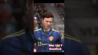 Man Utd V Brentford football goals gaming fifa soccer manchesterunited fifa22 [upl. by Hole12]