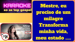 Aline Barros  Ressuscitamekaraoke [upl. by Llerraf6]