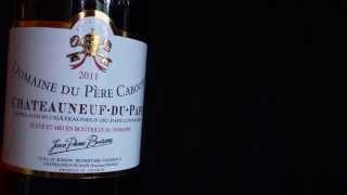 Châteauneuf du Pape Domaine du Père Caboche Blanc  Yapp Brothers One Minute Review [upl. by Ettecul]