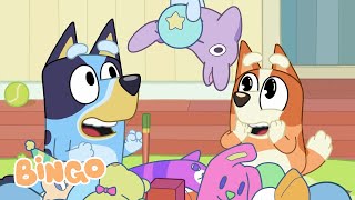 Bingos Favourite Toys 🧸 🧡  Sister Playtime with Bingo and Bluey  Bingo  Official Channel [upl. by Reteip]