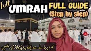 UMRAH GUIDE Step By Step 2024🕋  Umrah k liye kon se Gate  Need to know before UMRAH  Umrah 2024🕋 [upl. by Noiwtna]