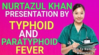 TYPHOID amp PARATYPHOID FEVER PRESENTATION BY NURTAZUL KHAN [upl. by Unni195]