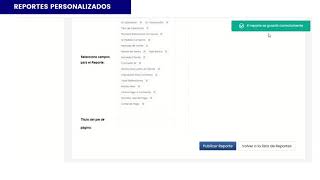 Reportes Personalizados [upl. by Ettennahs]