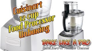 12 CUP Cuisinart Food Processor Unboxing And Review [upl. by Assenahs]