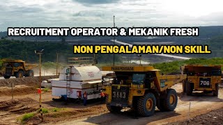 OPERATOR amp MEKANIK FRESH PT PAMA amp PT KPPOPERTOR TRAINEE PROGRAM PTKBLBASIC MEKANIK PTOSCARMAS [upl. by Nwahser]