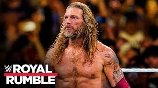 Edge returns at Royal Rumble and delivers vicious Spears Royal Rumble 2020 WWE Network Exclusive [upl. by Handy844]