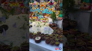 Jagannath Dev er rajbhog darshan 🥰🪷🌿shortvideo iskcon [upl. by Sylram467]