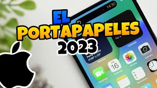 👉 Donde Esta el PORTAPAPELES en IPHONE 2023 🔥 [upl. by Ailin]