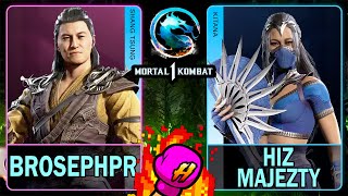 MK1 BrosephPR SHANG TSUNG VS Hiz Majezty KITANA🥊Mortal Kombat 1🥊4K 60ᶠᵖˢ [upl. by Imis556]