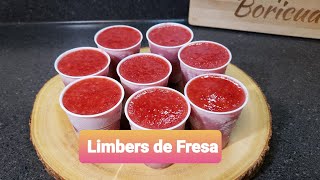 LIMBERS DE FRESASTRAWBERRY POPSICLEENGLISH CAPTION [upl. by Marbut]