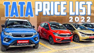 All Tata Cars In India 2022 Latest Price List🚙💨Ft Tata Nexon ev max Tata Altroz amp Tata Safari 🏷 [upl. by Carla]