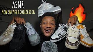 ASMR Shoe Collection New Sneakers 👟🔥 Whispers Tapping amp Scratching [upl. by Assilim]