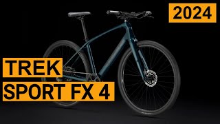 The Ultimate Carbon Fiber Fitness Bike  Trek fx sport 4 2024 [upl. by Alleul]