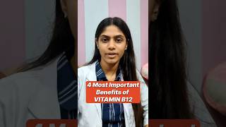 4 Most Important ✅ Benefits of Vitamin B12 shorts ytshorts vitaminb12 healthreminder b12 [upl. by Ezalb]