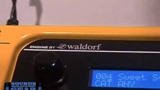 NAMM 2012 Studiologic Sledge Polyphonic synth powered by Waldorf [upl. by Yatnoj]