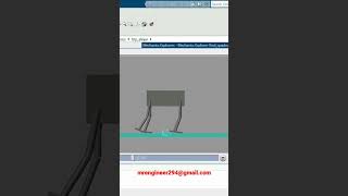 Quadruped robot Simscape MATLAB [upl. by Aguste]