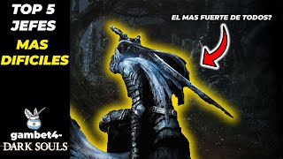 TOP 5 JEFES MAS DIFICILES DE DARK SOULS humor [upl. by Anoj]