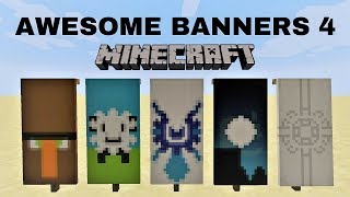 ✔ 5 AWESOME MINECRAFT BANNER DESIGNS WITH TUTORIAL 4 [upl. by Gibbs]