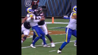 Jaquan Brisker intercepts the Matthew Stafford pass vs Los Angeles Rams [upl. by Cirek]