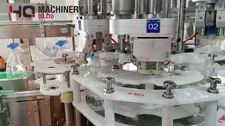 high speed trigger pump capping machineYQ 12 nozzles bottle tightener for trigger sprayer [upl. by Novel]