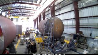 Time lapse Tank Fabrication [upl. by Algy783]