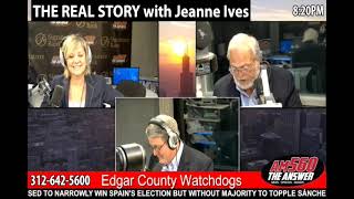 AM560 7 23 2023 with Jeanne Ives [upl. by Ahseiyt]