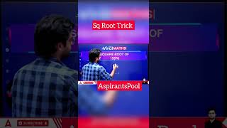 SqRoot Trick Above 100 by Navneet Sir  viralmathtricks shorts [upl. by Nahtannhoj]