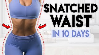 SNATCHED WAIST amp ABS in 10 Days  5 minute Home Workout [upl. by Dene927]