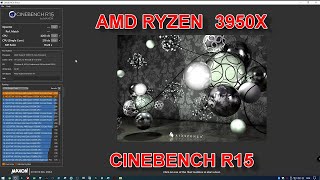 AMD RYZEN 3950XX570 CINEBENCH R15 [upl. by Tran]