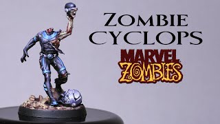 How to paint Marvel Zombies  Zombie Cyclops [upl. by Pedro]