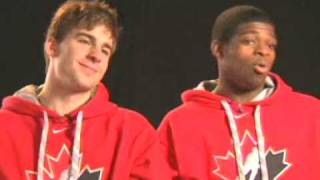 Meet John Tavares and PK Subban [upl. by Avivah996]