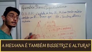 Uma propriedade única do triangulo isósceles [upl. by Norrahs576]