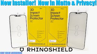 RhinoShield 3D Impact Screen Protector for iPhone 13 ProMax NEW Installer PrivacyMatte Versions [upl. by Parnas253]