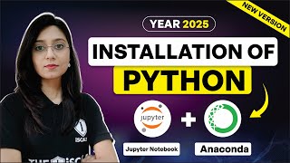 How to Download and Install Jupyter Notebook amp Anaconda Navigator  Latest Version [upl. by Nyletac]